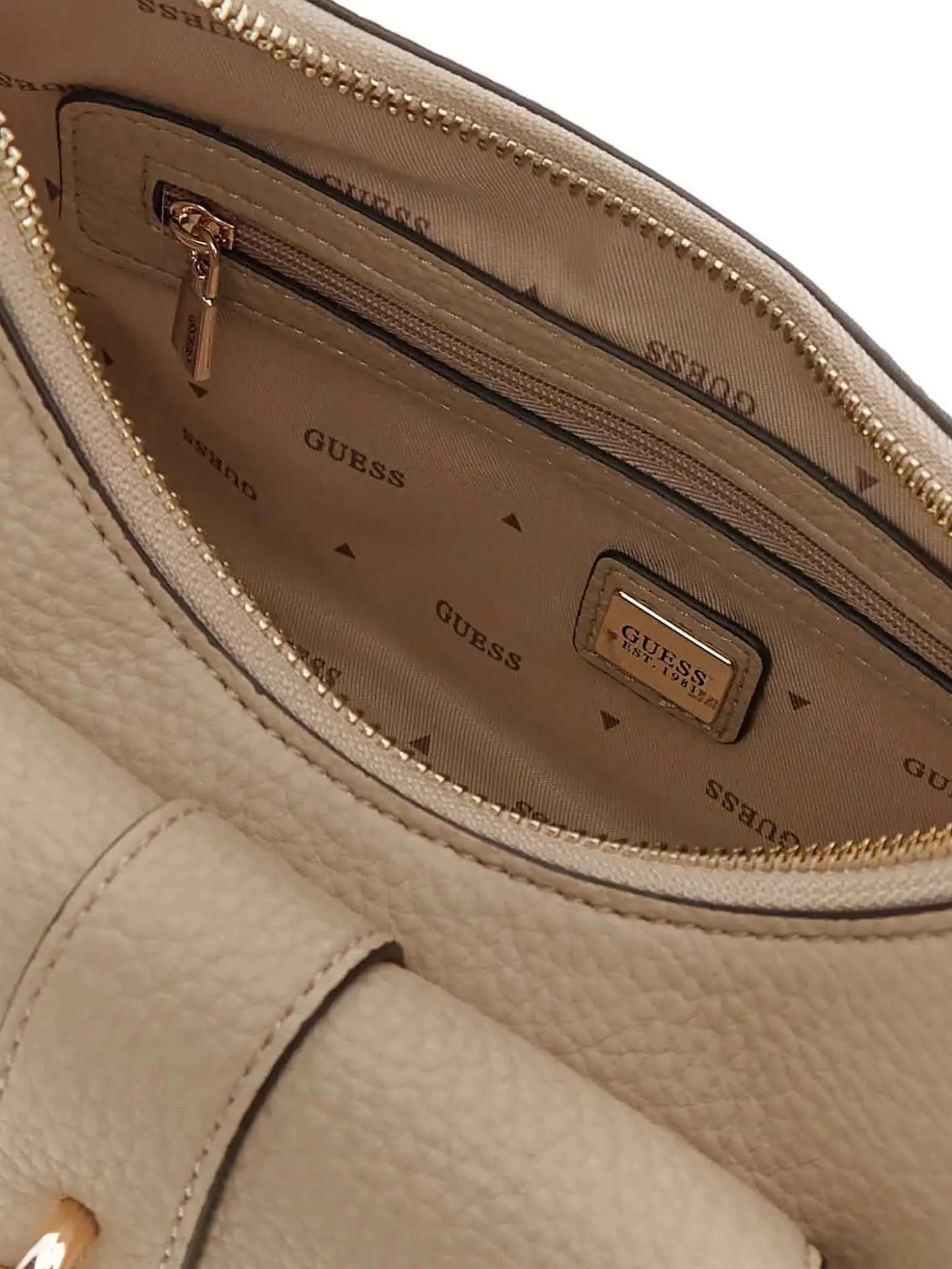 BORSA A SPALLA DONNA - GUESS TAUPE - HWBG83 62180