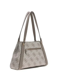 BORSA A SPALLA DONNA - GUESS TAUPE - HWOS99 01220