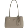 BORSA A SPALLA DONNA - GUESS TAUPE - HWBG69 74090