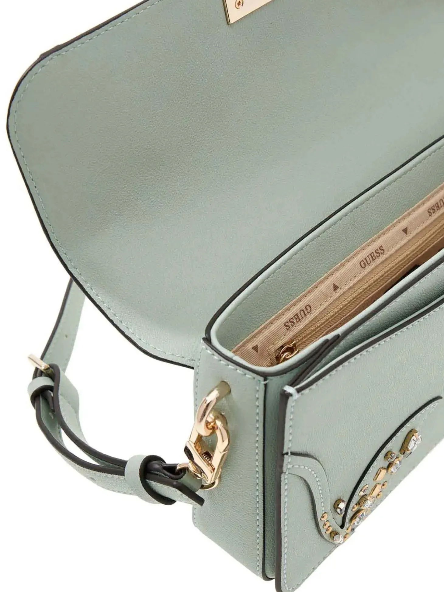 BORSA A SPALLA DONNA - GUESS VERDE - HWEB81 18190