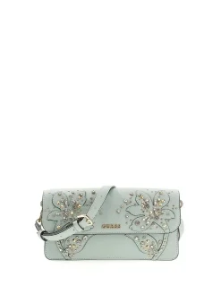 BORSA A SPALLA DONNA - GUESS VERDE - HWEB81 18190