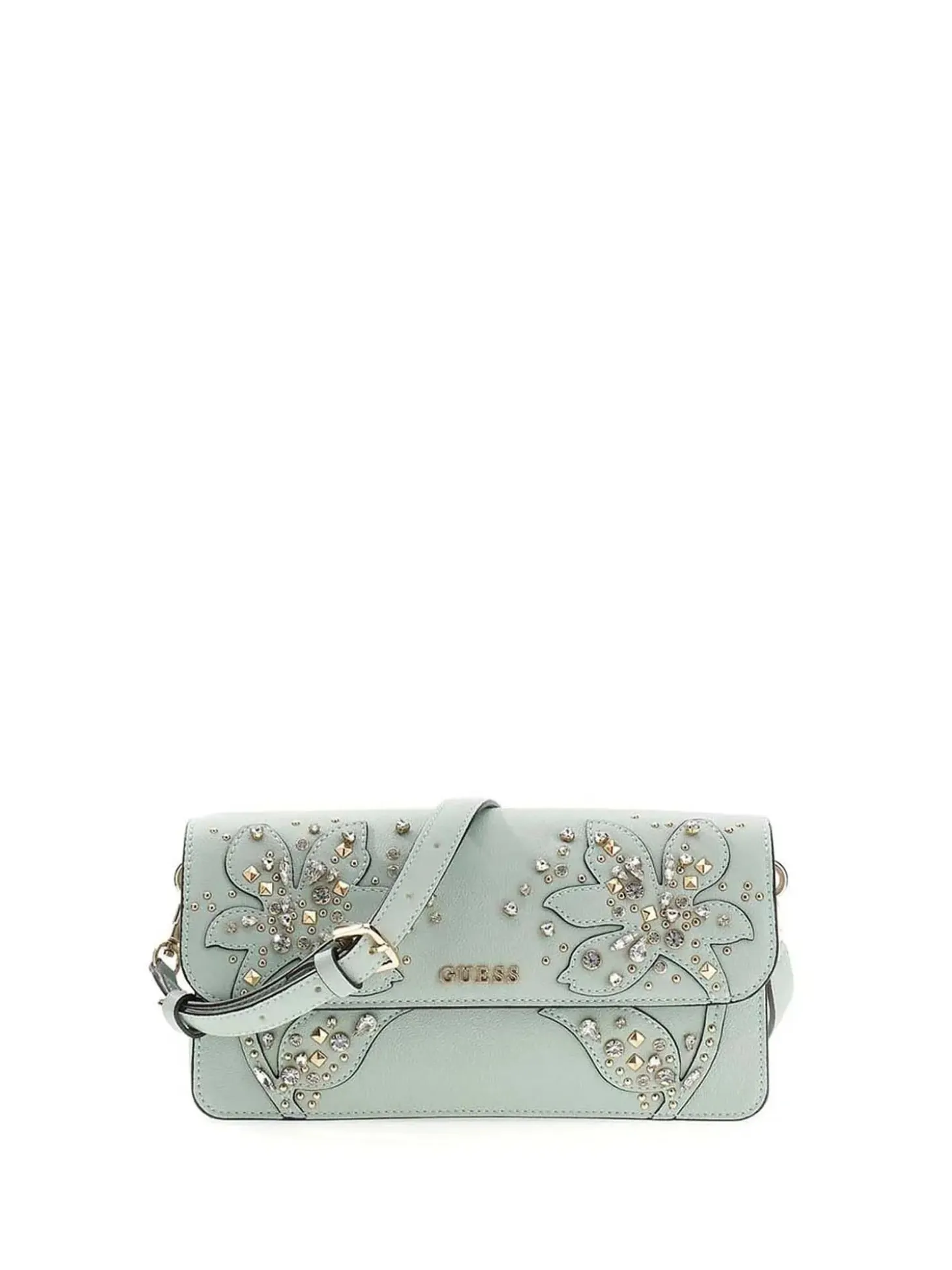 BORSA A SPALLA DONNA - GUESS VERDE - HWEB81 18190