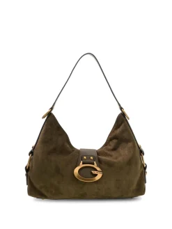 BORSA A SPALLA DONNA - GUESS VERDE - HWSG93 08180