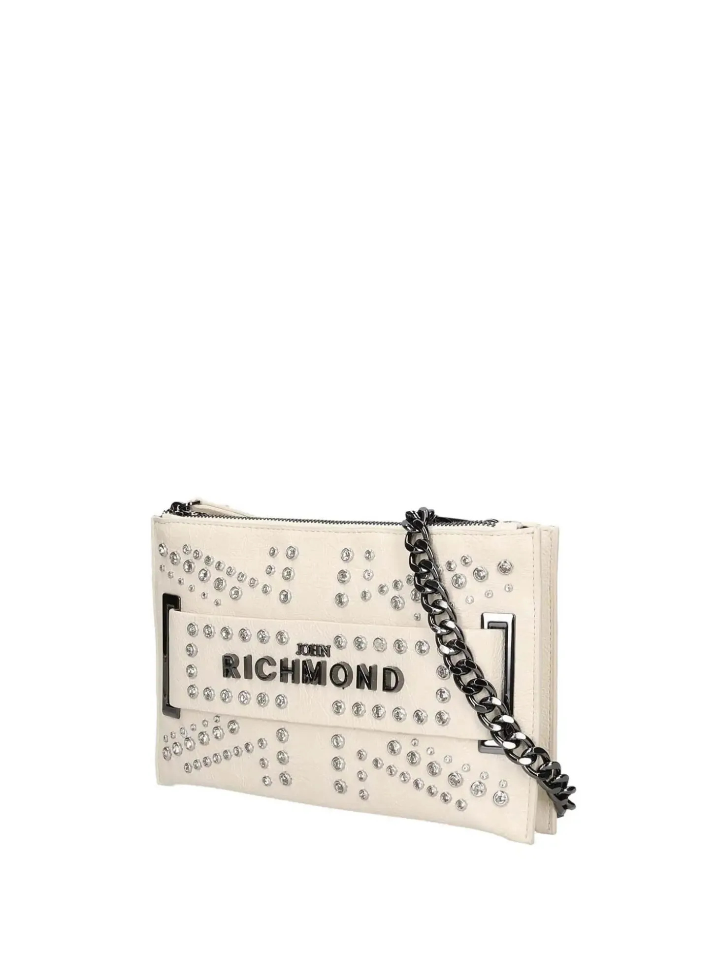 BORSA A SPALLA DONNA - JOHN RICHMOND BIANCO - RWP26149BO