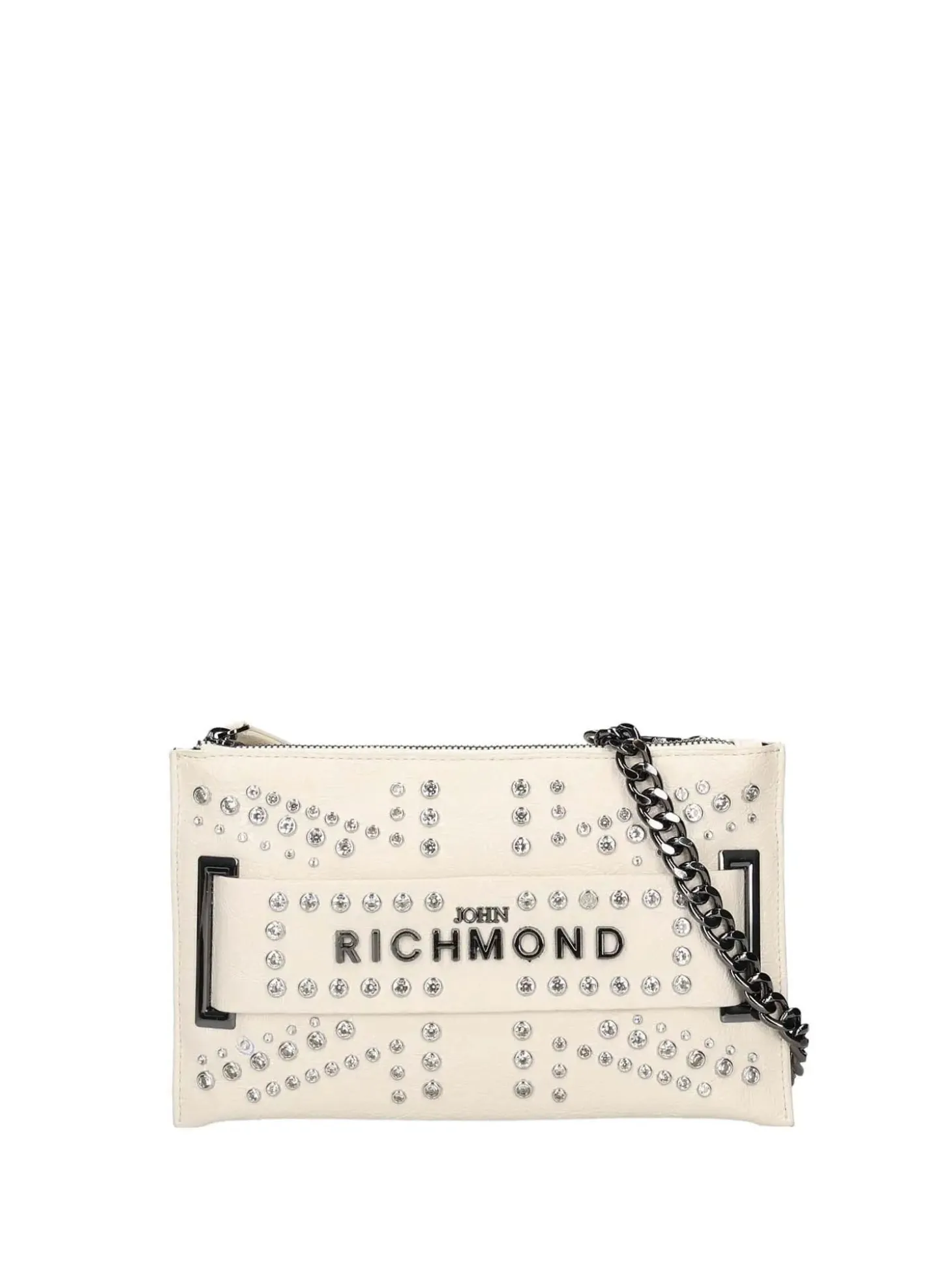 BORSA A SPALLA DONNA - JOHN RICHMOND BIANCO - RWP26149BO