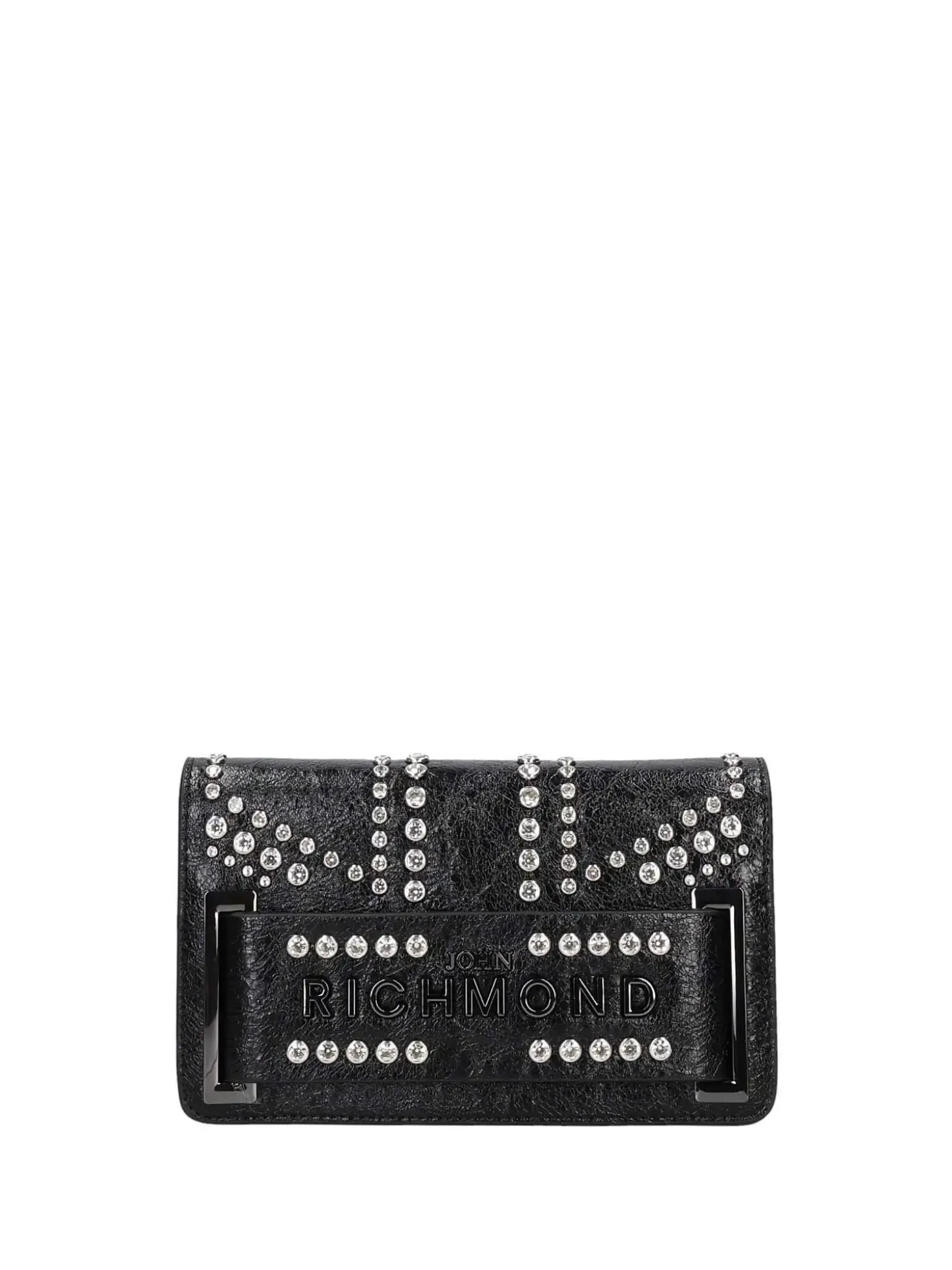 BORSA A SPALLA DONNA - JOHN RICHMOND NERO - RWP26148BO