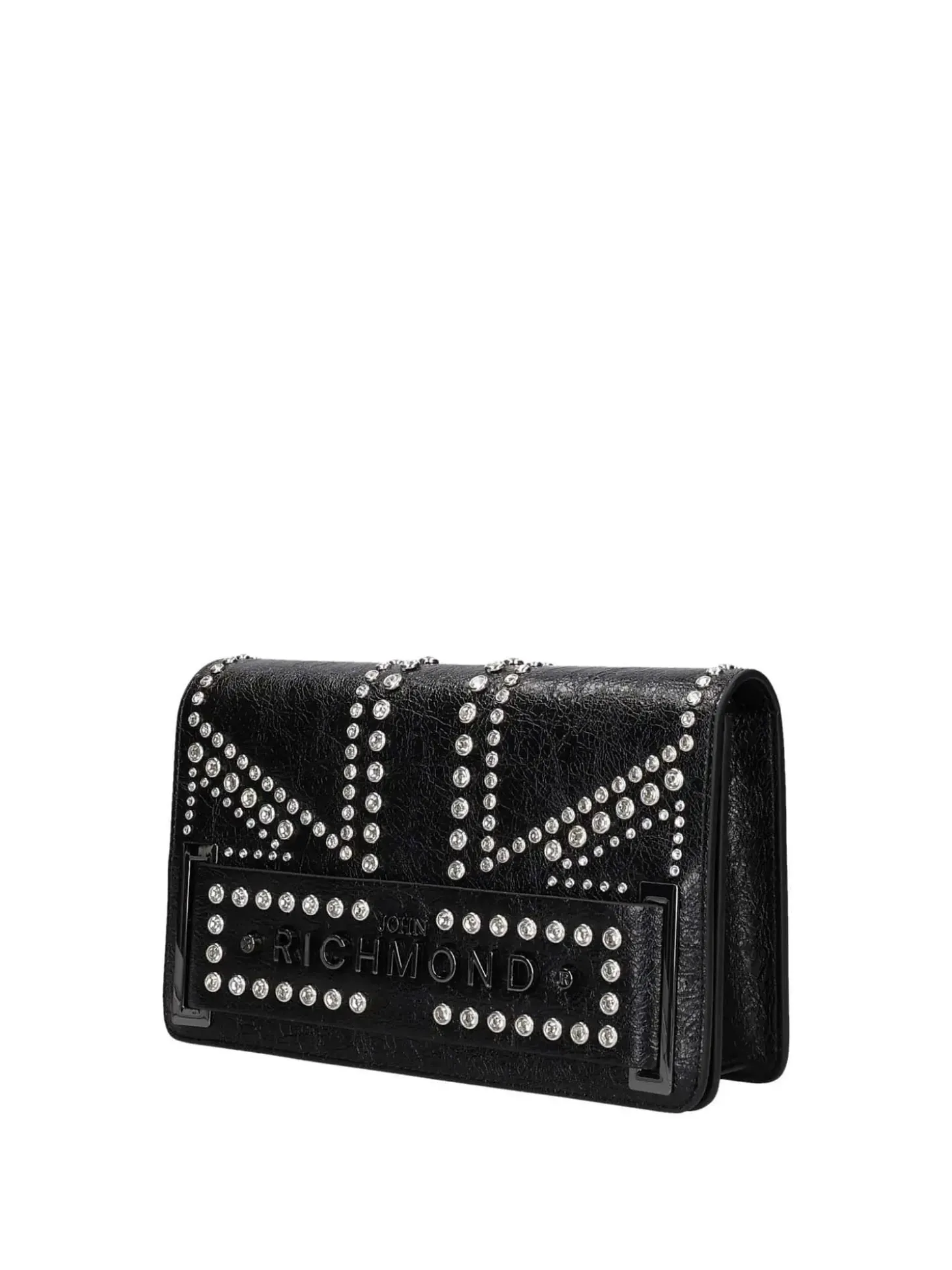 BORSA A SPALLA DONNA - JOHN RICHMOND NERO - RWP26147BO