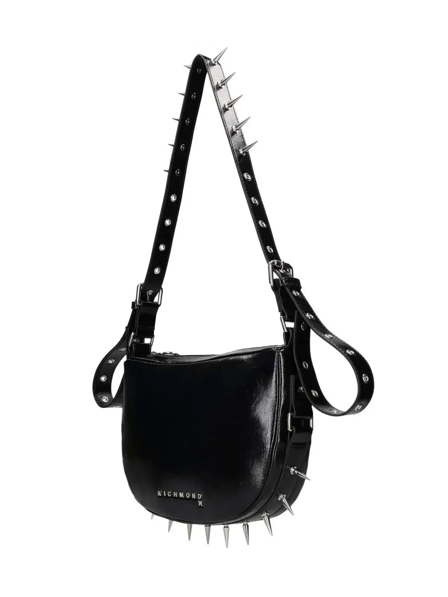 BORSA A SPALLA DONNA - JOHN RICHMOND NERO - UWP26256BO