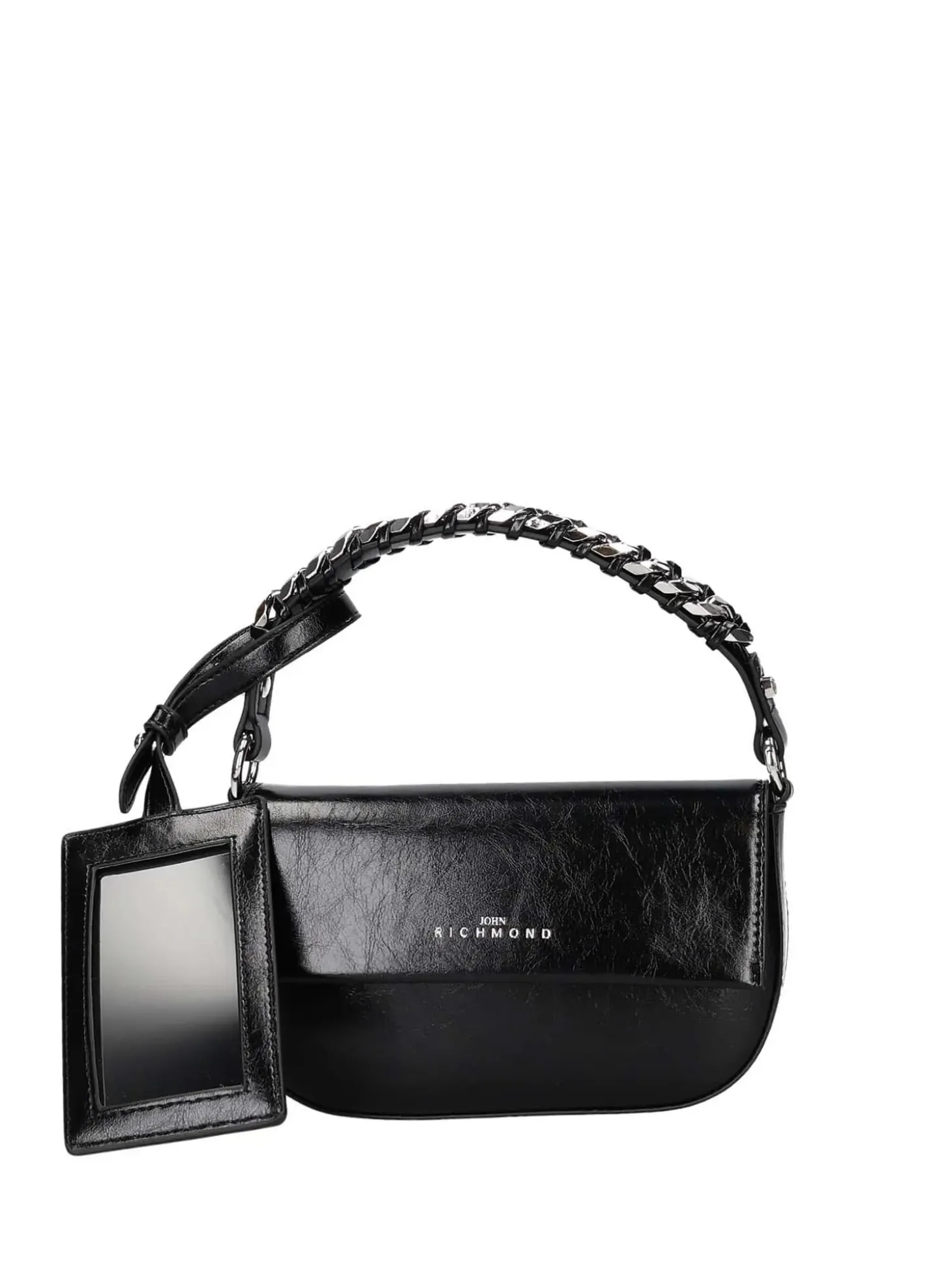 BORSA A SPALLA DONNA - JOHN RICHMOND NERO - RWP26346BO
