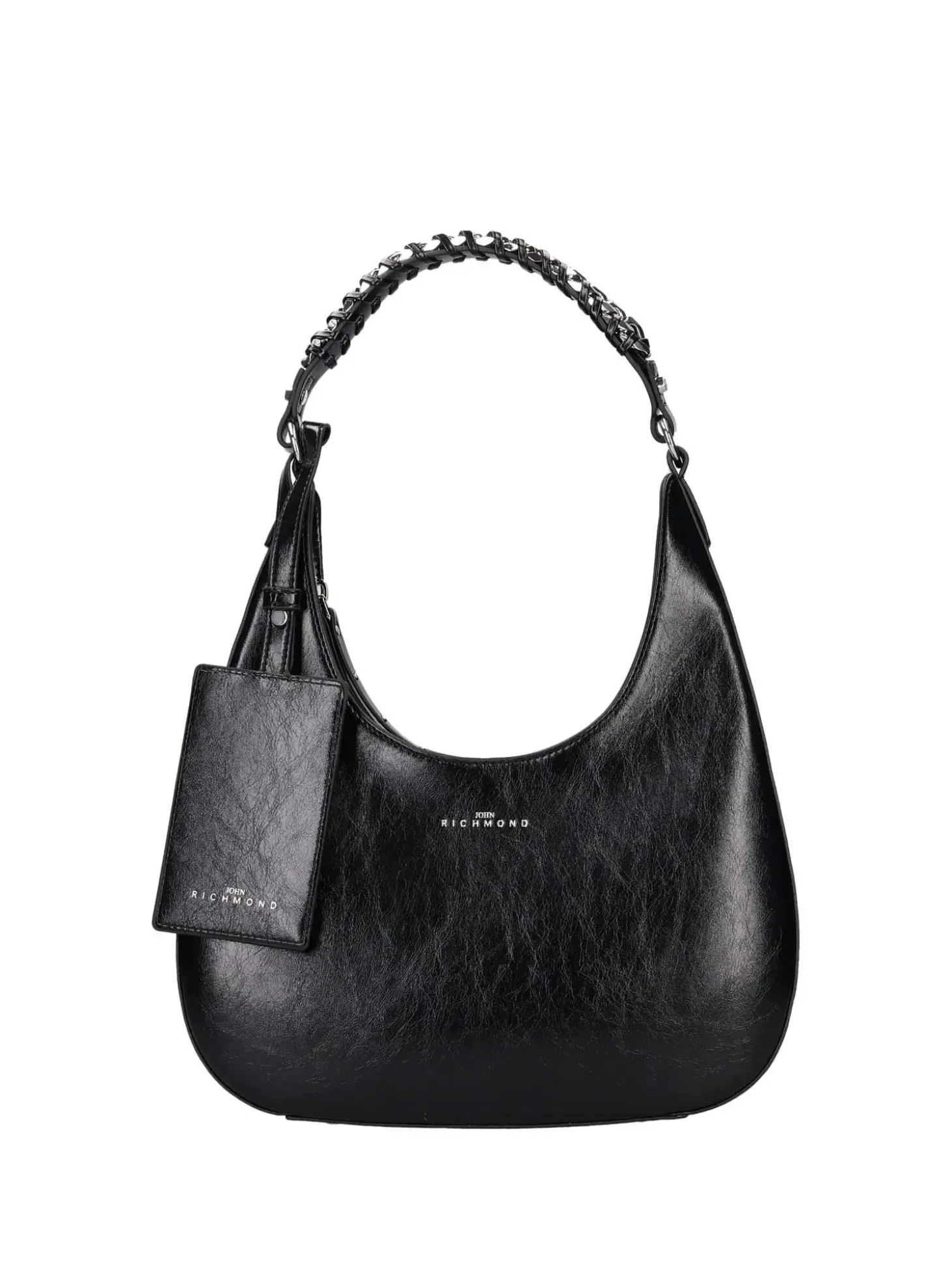 BORSA A SPALLA DONNA - JOHN RICHMOND NERO - RWP26345BO