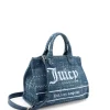BORSA A SPALLA DONNA - JUICY COUTURE BLU - BEJIR9914WXL