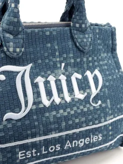 BORSA A SPALLA DONNA - JUICY COUTURE BLU - BEJIR9914WXL