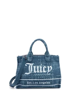 BORSA A SPALLA DONNA - JUICY COUTURE BLU - BEJIR9914WXL