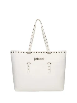 BORSA A SPALLA DONNA - JUST CAVALLI BIANCO - 80RA4BU1 ZSB81