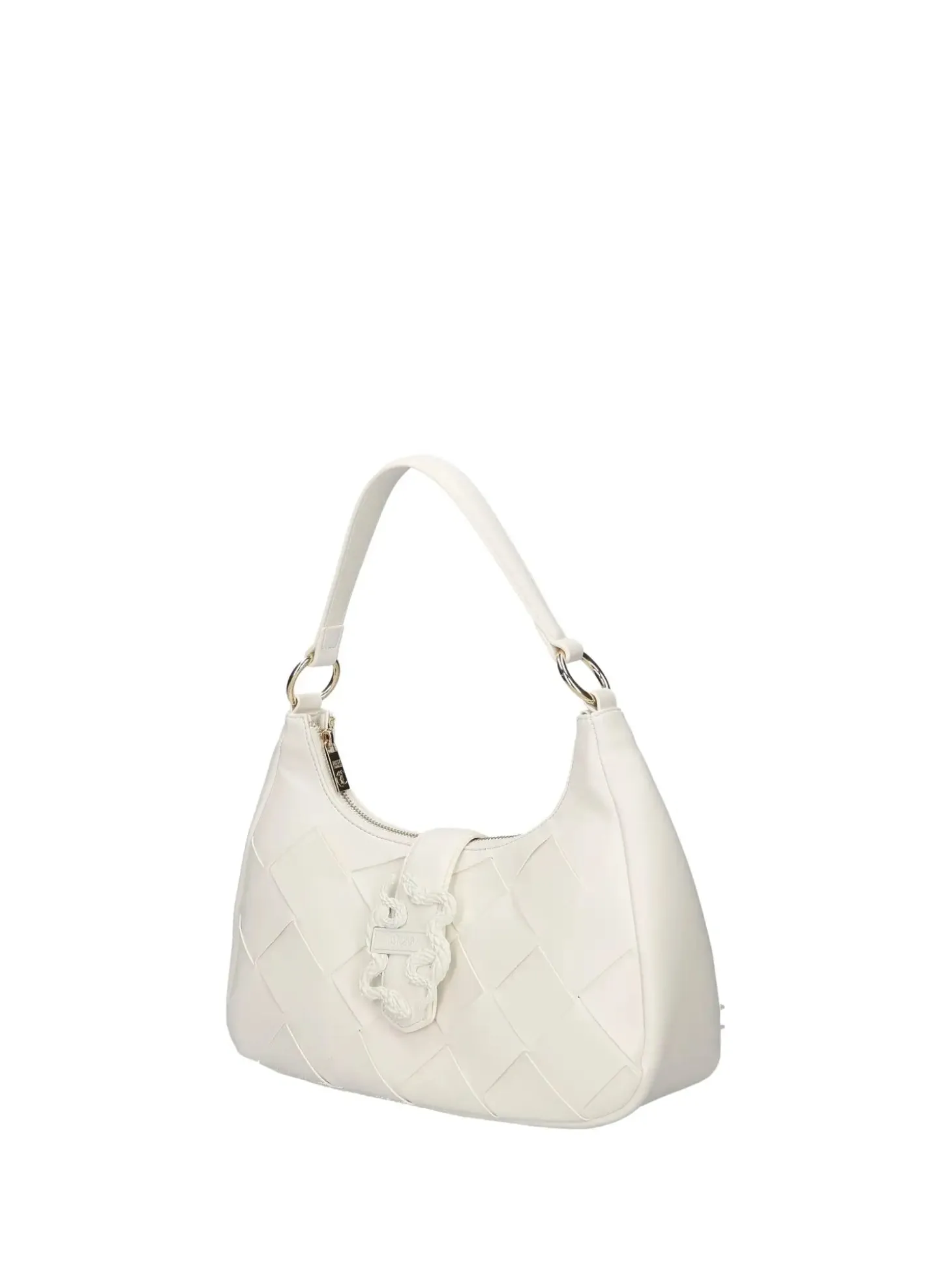 BORSA A SPALLA DONNA - JUST CAVALLI BIANCO - 80RA4BM5 ZSD88