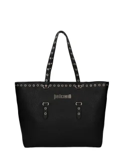 BORSA A SPALLA DONNA - JUST CAVALLI NERO - 80RA4BU1 ZSB81