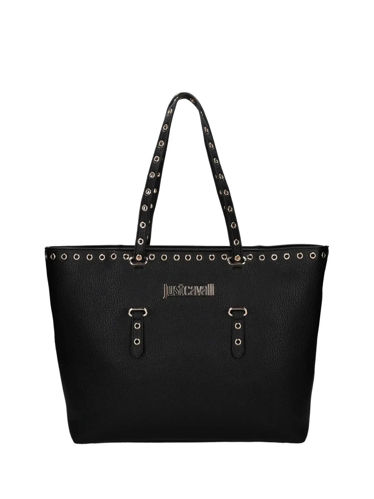 BORSA A SPALLA DONNA - JUST CAVALLI NERO - 80RA4BU1 ZSB81