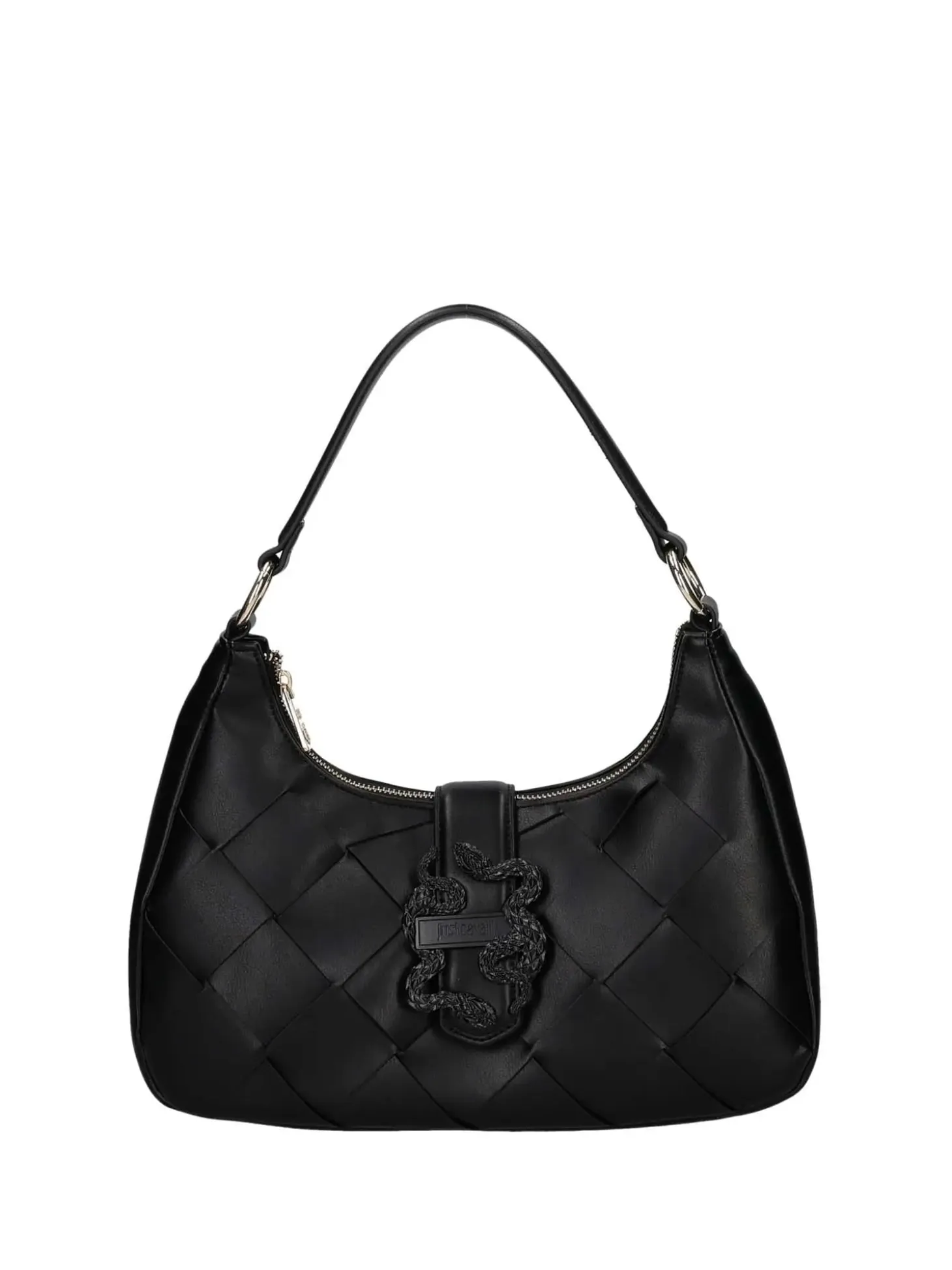 BORSA A SPALLA DONNA - JUST CAVALLI NERO - 80RA4BM5 ZSD88