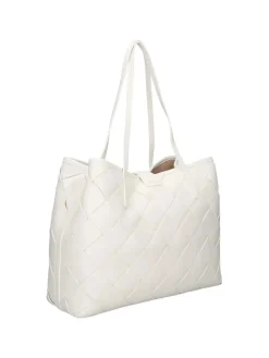 BORSA A SPALLA DONNA - JUST CAVALLI BIANCO - 80RA4BM2 ZSD88