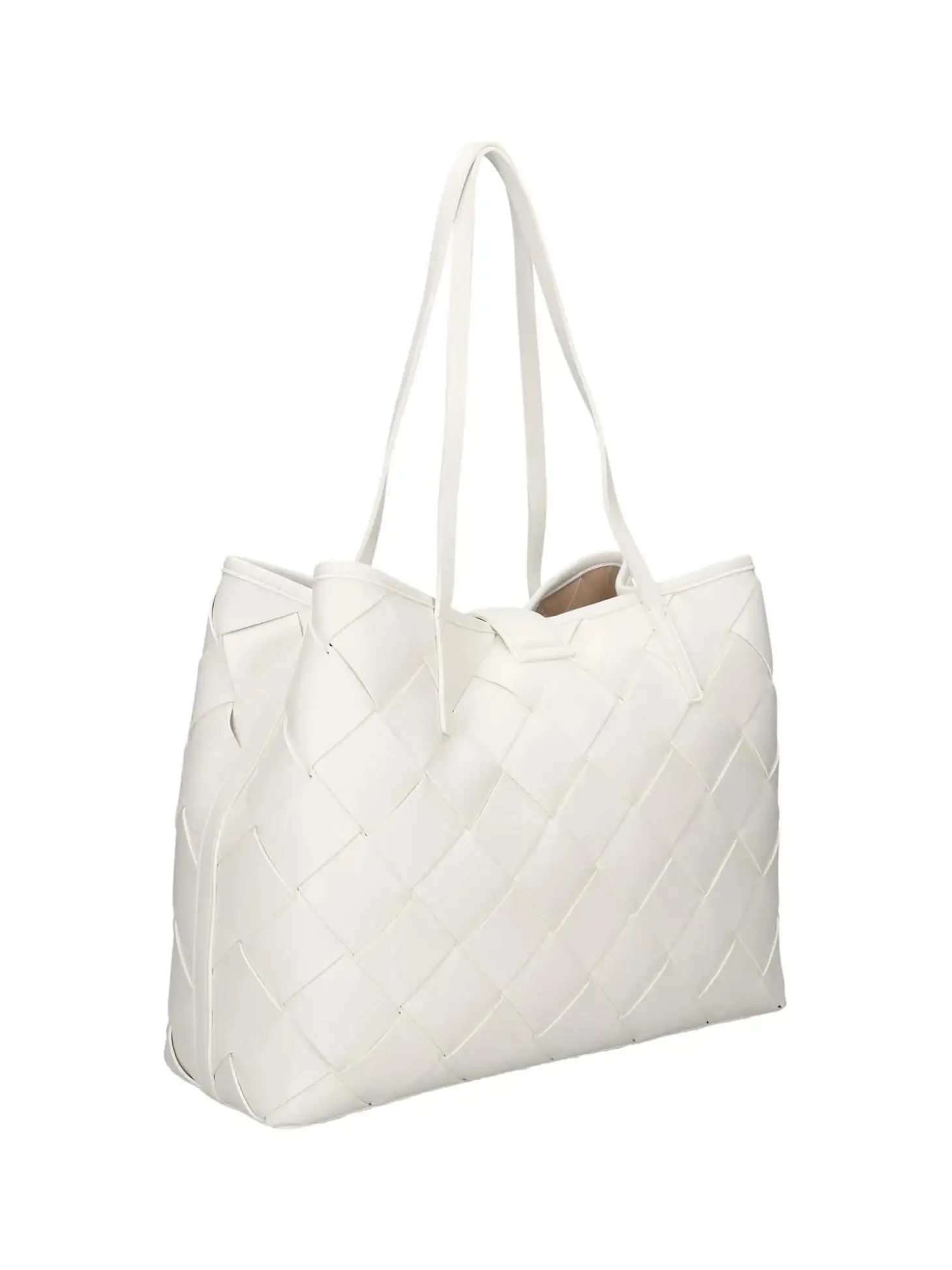 BORSA A SPALLA DONNA - JUST CAVALLI BIANCO - 80RA4BM2 ZSD88
