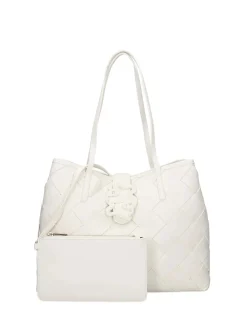 BORSA A SPALLA DONNA - JUST CAVALLI BIANCO - 80RA4BM2 ZSD88