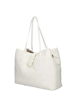 BORSA A SPALLA DONNA - JUST CAVALLI BIANCO - 80RA4BM2 ZSD88