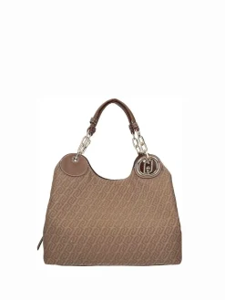 BORSA A SPALLA DONNA - LIU-JO NATURALE - AF6024T378A