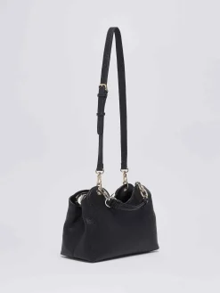 BORSA A SPALLA DONNA - LIU-JO NERO-ORO - AF6114ES039