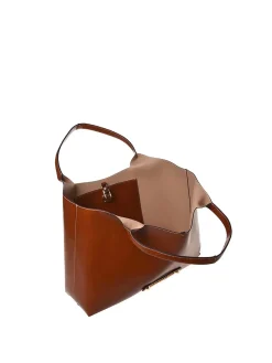BORSA A SPALLA DONNA - LOVE MOSCHINO CUOIO - JC4129PP1OLH0