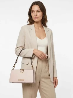 BORSA A SPALLA DONNA - LOVE MOSCHINO AVORIO - JC4128PP1OLM0