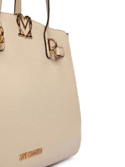BORSA A SPALLA DONNA - LOVE MOSCHINO AVORIO - JC4124PP1OLM0