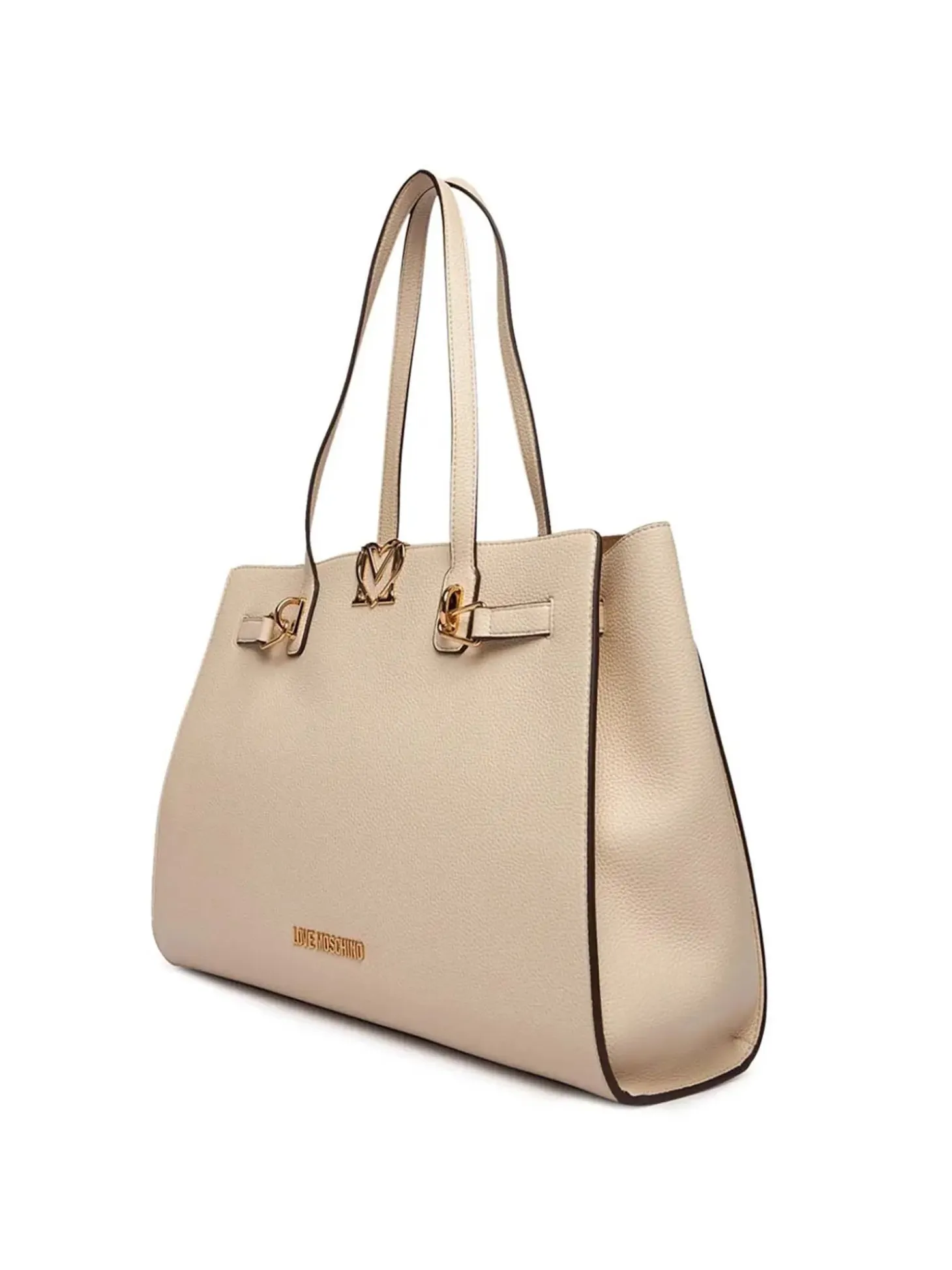 BORSA A SPALLA DONNA - LOVE MOSCHINO AVORIO - JC4124PP1OLM0