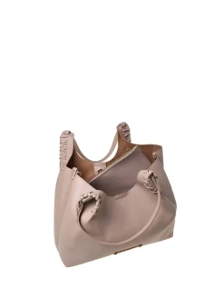 BORSA A SPALLA DONNA - LOVE MOSCHINO TAUPE - JC4297PP0OKL0