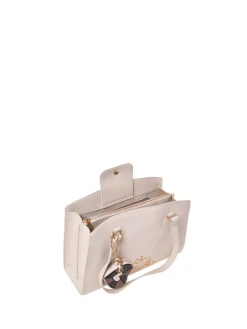 BORSA A SPALLA DONNA - LOVE MOSCHINO AVORIO - JC4276PP0OK10