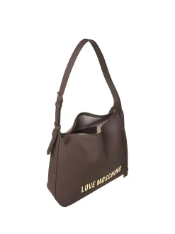 BORSA A SPALLA DONNA - LOVE MOSCHINO FANGO - JC4108PP1OKD0