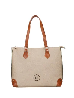 BORSA A SPALLA DONNA - LUMBERJACK NATURALE - LKP05WBA0701