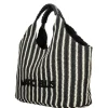 BORSA A SPALLA DONNA - MARC ELLIS NERO-SABBIA - BUBY EIVISSA