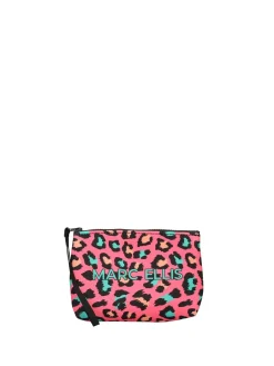 BORSA A SPALLA DONNA - MARC ELLIS ROSA - BUBY P. LEOPARD