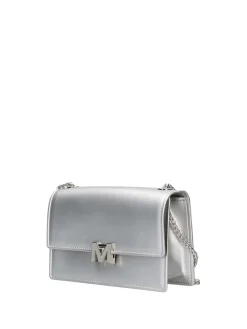 BORSA A SPALLA DONNA - MARC ELLIS ARGENTO - FLAT SUPERMEE M.
