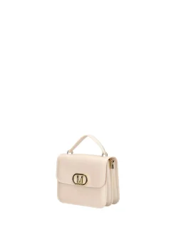 BORSA A SPALLA DONNA - MARC ELLIS BEIGE-ORO - FLAT EAR 26