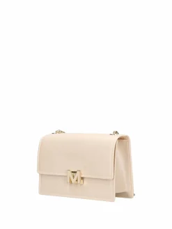 BORSA A SPALLA DONNA - MARC ELLIS BEIGE-ORO - FLAT SUPERMEE M.