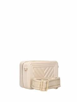 BORSA A SPALLA DONNA - MARC ELLIS BEIGE-ORO - FLAT BLUSH