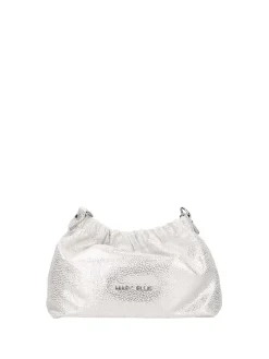 BORSA A SPALLA DONNA - MARC ELLIS ARGENTO - HELENA SUEDE LUX