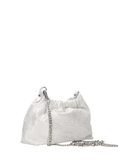 BORSA A SPALLA DONNA - MARC ELLIS ARGENTO - HELENA SUEDE LUX