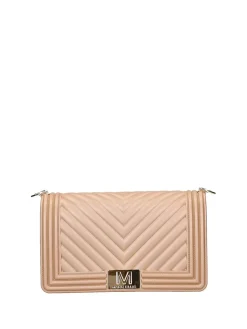 BORSA A SPALLA DONNA - MARC ELLIS CAFFE-ORO - FLAT M 26