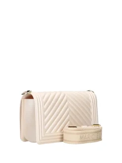 BORSA A SPALLA DONNA - MARC ELLIS BEIGE-ORO - FLAT M 26