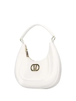 BORSA A SPALLA DONNA - MARC ELLIS BIANCO-ORO - FLAT HERO M