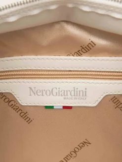 BORSA A SPALLA DONNA - NERO GIARDINI PANNA - E644220D