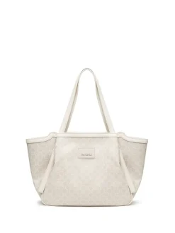 BORSA A SPALLA DONNA - NERO GIARDINI PANNA - E644220D