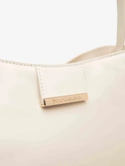 BORSA A SPALLA DONNA - NERO GIARDINI PANNA - E644151D